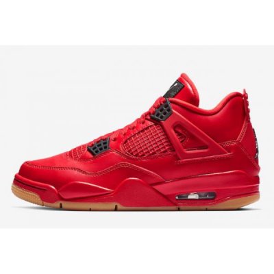 Nike Air Jordan 4 Kırmızı / Siyah Basketbol Ayakkabısı Türkiye - EYR5JN33